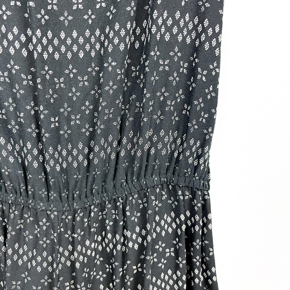 Mossimo Supply Co. Black & White Patterned Romper - Picture 6 of 7